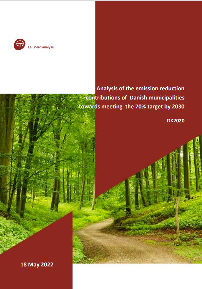 Analysis of the emission reduction  contributions of Danish municipalities  towards meeting the 70% target by 2030